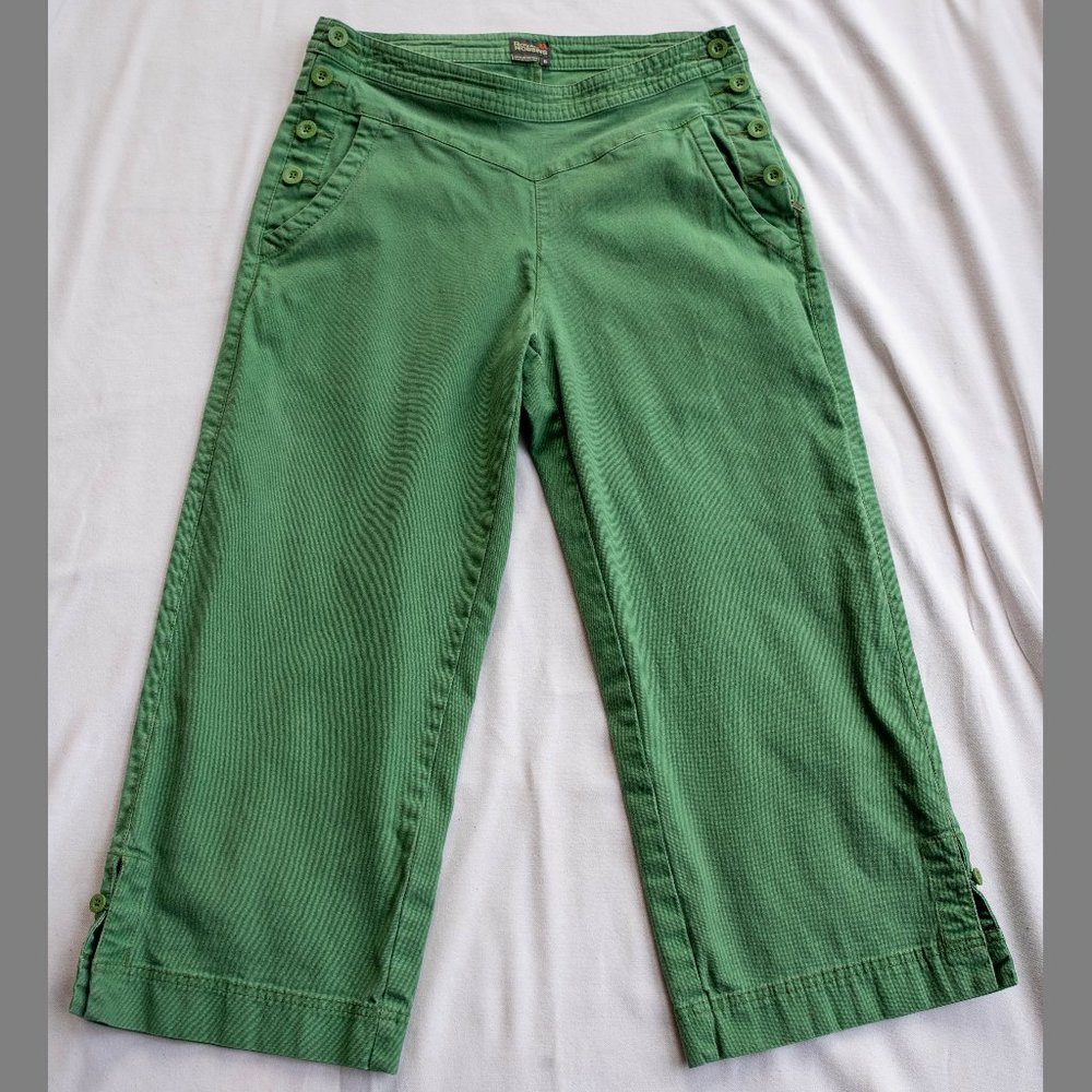 Royal Robbins Green Stretch Capri pants